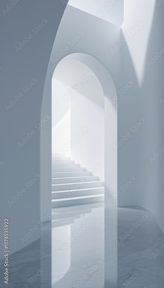 corridor with columns