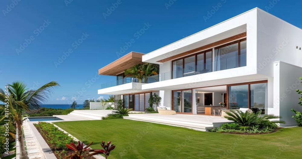 Fototapeta premium Modern Tropical Villa