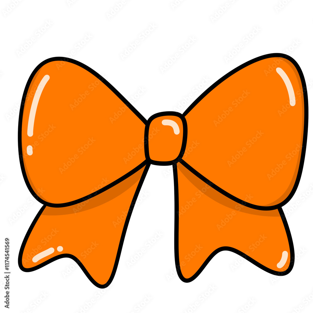 Fototapeta premium illustration of a bow