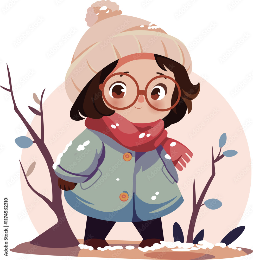 Fototapeta premium Winter Girl