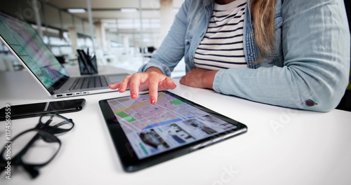Online Real Estate Search On Computer