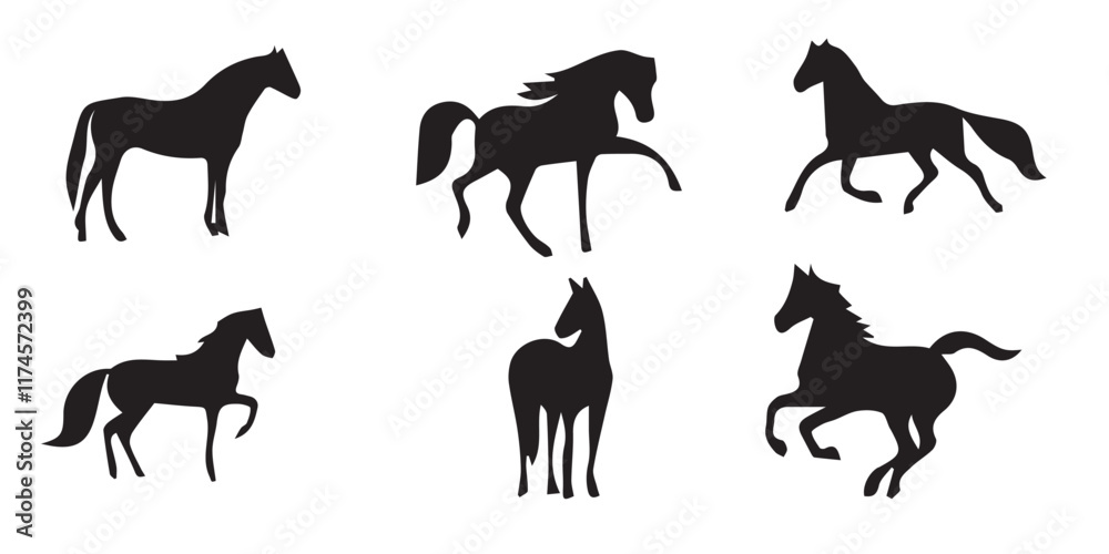 Fototapeta premium silhouette horse
