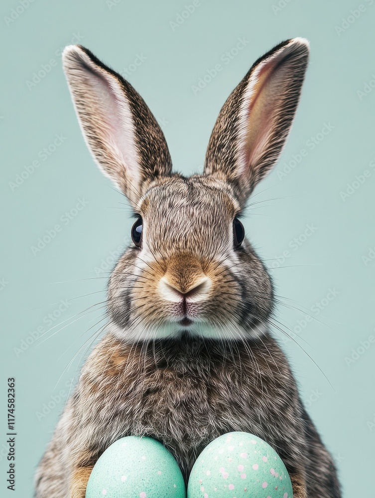 Obraz premium Easter Bunny Template