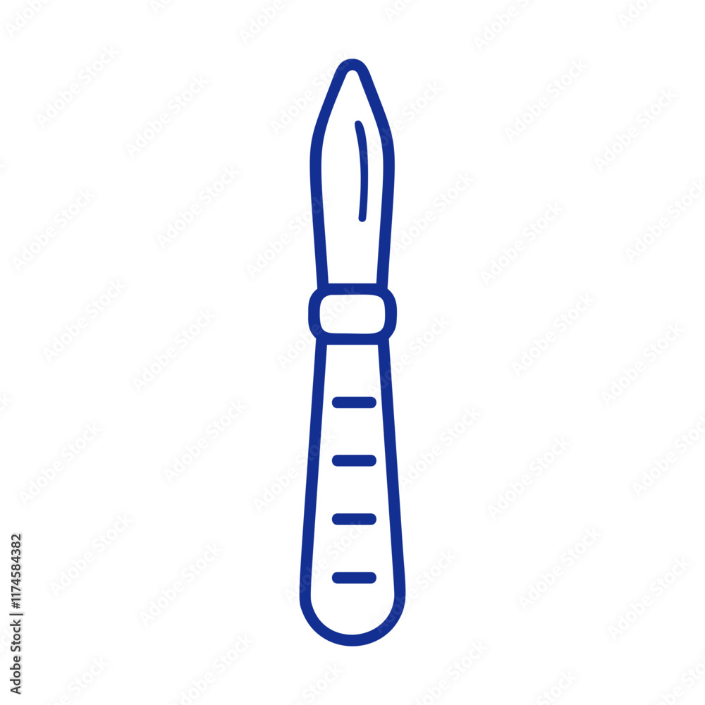 Scalpel Icon. Medical Line Icon. Vector illustration Scalpel Icon. Medical Line Icon. Vector illustration