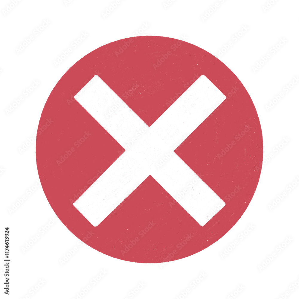 no icon. red cross sign in circle. Checkmark and check icon. dislike icon. X or deny line art vector icon for apps and websites and ui ux no icon. red cross sign in circle. Checkmark and check icon. dislike icon. X or deny line art vector icon for apps and websites and ui ux