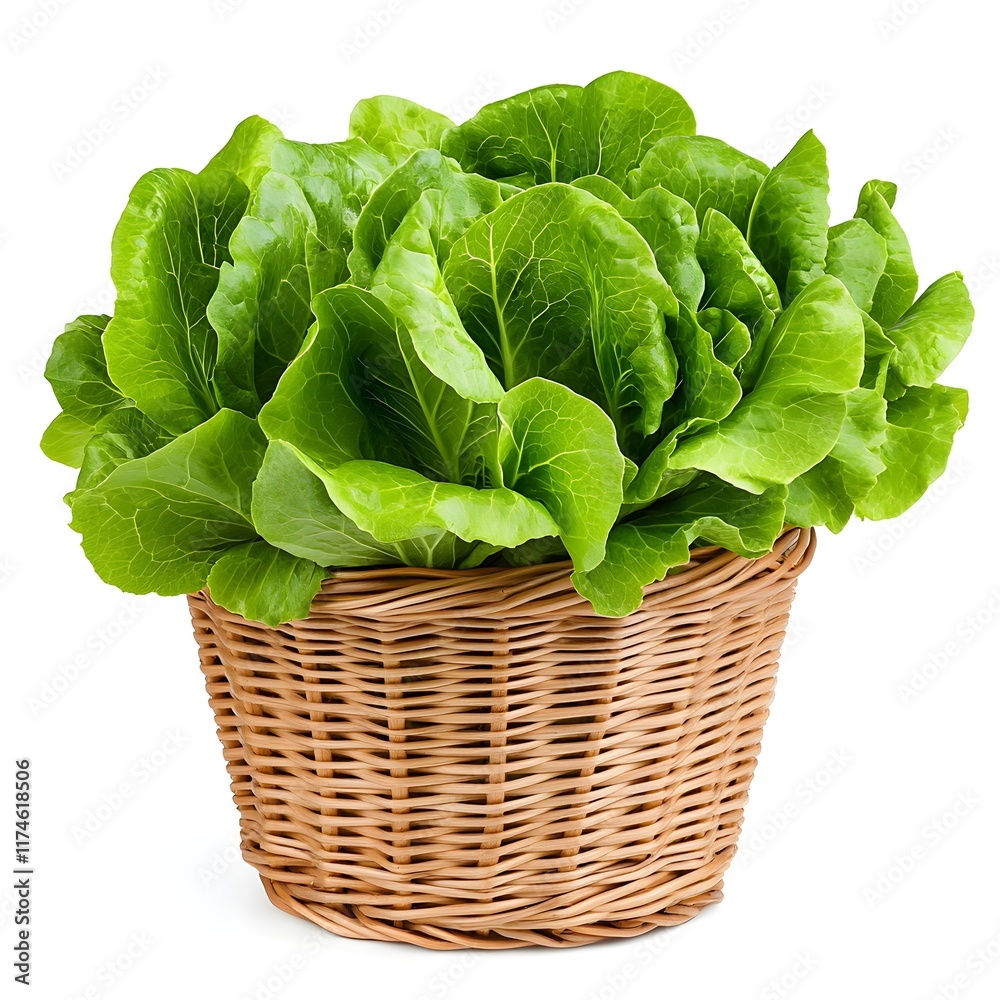 Fresh Romaine Lettuce in a Wicker Basket - Organic Lettuce, Healthy Green Produce, Raw Romaine, Farm Fresh Harvest, Natural Vegetables, Eco-Friendly Basket, Sustainable Farming, Garden Fresh Fresh Romaine Lettuce in a Wicker Basket - Organic Lettuce, Healthy Green Produce, Raw Romaine, Farm Fresh Harvest, Natural Vegetables, Eco-Friendly Basket, Sustainable Farming, Garden Fresh