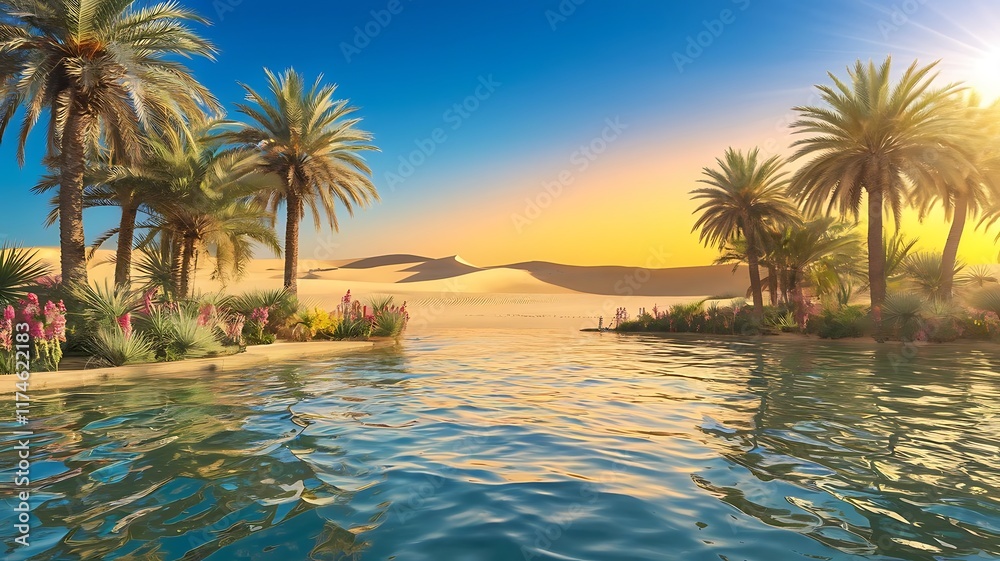 palm trees at sunset palm trees at sunset