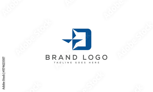 letter D logo design vector template design for brand.