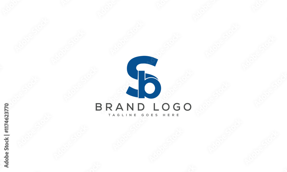letter SB logo design vector template design for brand. letter SB logo design vector template design for brand.