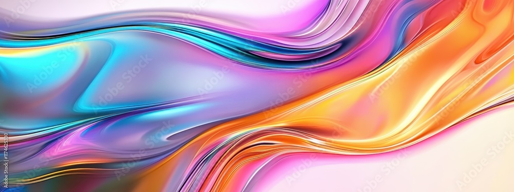 Abstract cosmic landscape, flowing colorful waves, vibrant purple and orange hues, starry night sky, surreal celestial scene, fluid motion, ethereal atmosphere, cosmic energy, dreamlike space, digital Abstract cosmic landscape, flowing colorful waves, vibrant purple and orange hues, starry night sky, surreal celestial scene, fluid motion, ethereal atmosphere, cosmic energy, dreamlike space, digital
