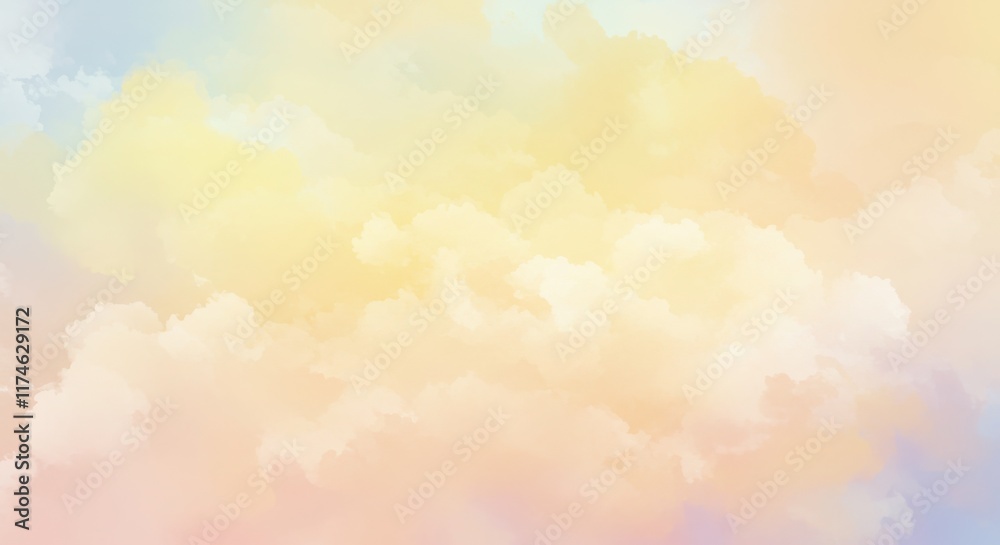 Soft pastel abstract texture blending blue and peach tones Soft pastel abstract texture blending blue and peach tones