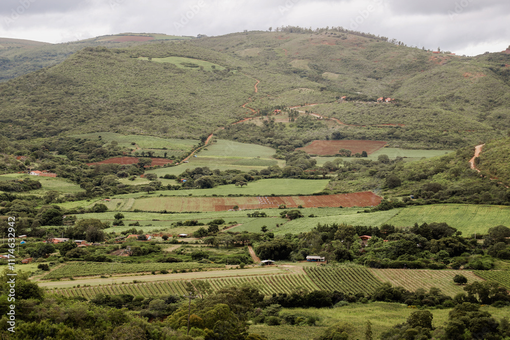 Naklejka premium Beautiful Landscape in Bolivia, South America