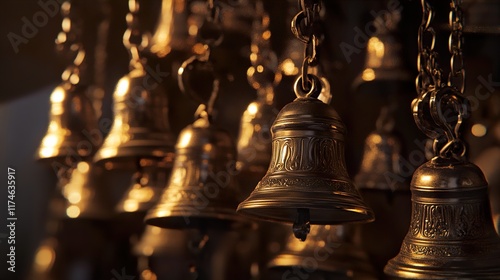 Golden Bells: A Symphony of Faith and Craftsmanship photo