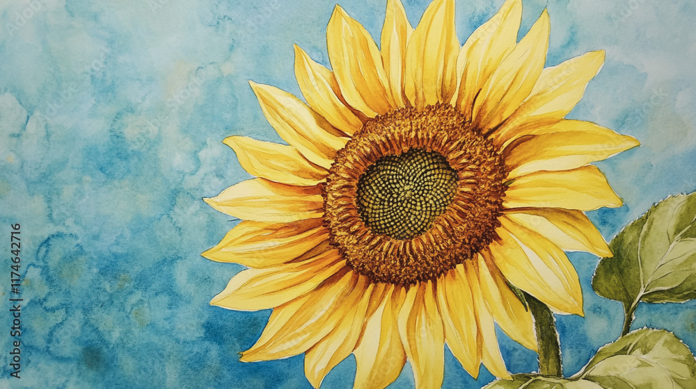 Fototapeta premium Elegant wedding invitation card background vector. Minimal hand painted watercolor botanical flowers texture template background. Design for wedding,vip cover, poster, rsvp moderncard.,Valentine's Day