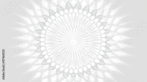 Black and white abstract digital art backdrop with geometric line patterns