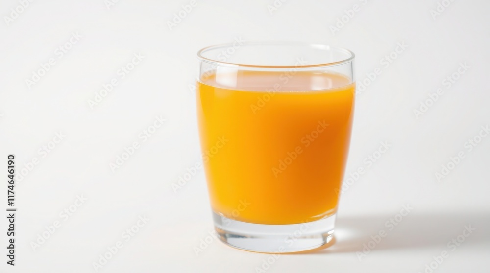 glass of orange juice isolated in white glass of orange juice isolated in white