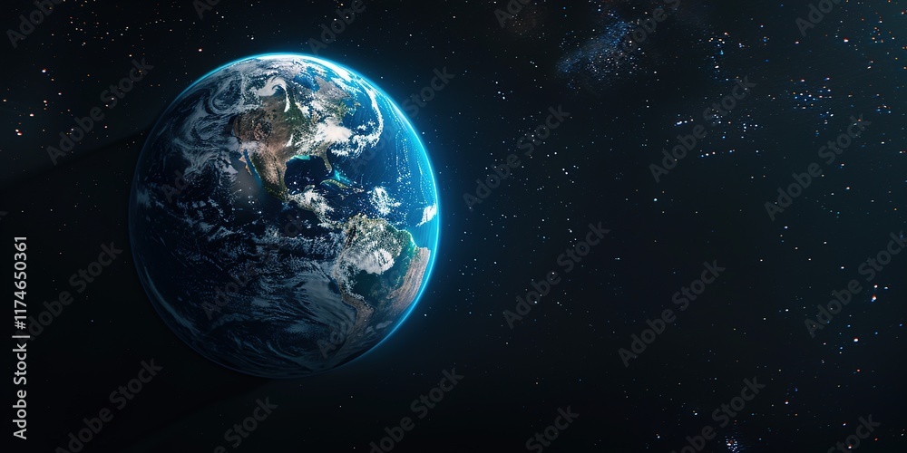 Fototapeta premium earth in space