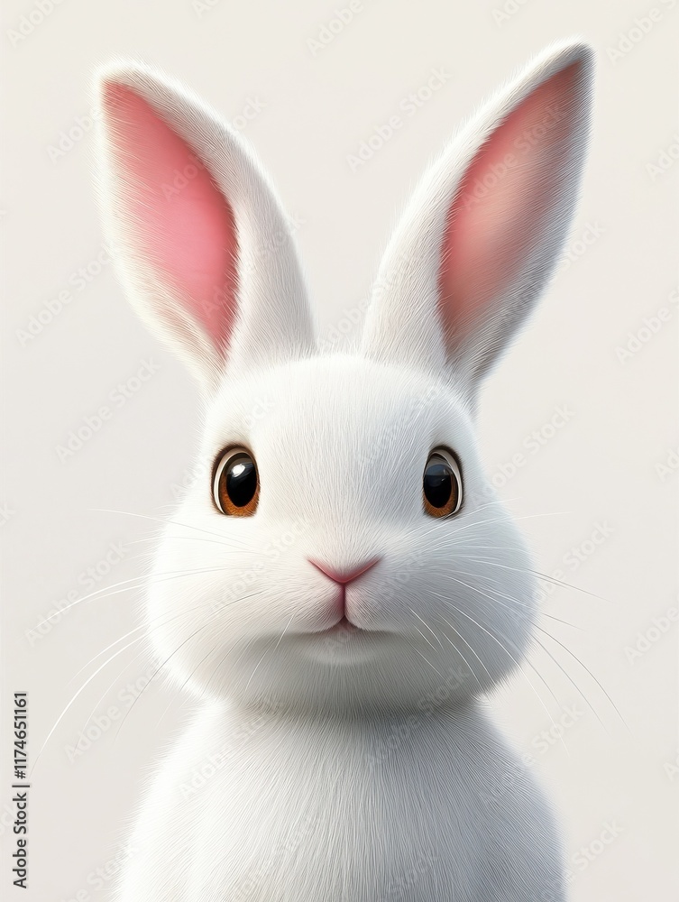Fototapeta premium Happy Vector Bunny