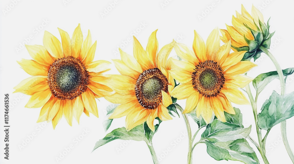 Fototapeta premium Elegant wedding invitation card background vector. Minimal hand painted watercolor botanical flowers texture template background. Design for wedding, vip cover, poster, rsvp moderncard.Valentine's Day