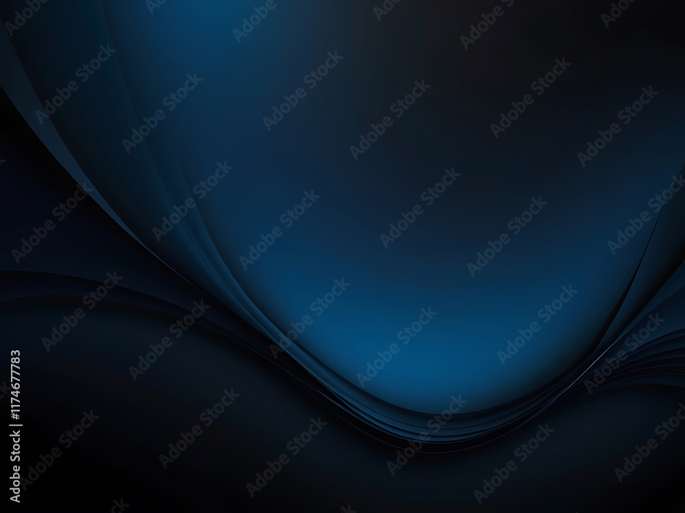 Abstract black blue gradient background texture luxury studio dark soft wallpaper. ai Abstract black blue gradient background texture luxury studio dark soft wallpaper. ai