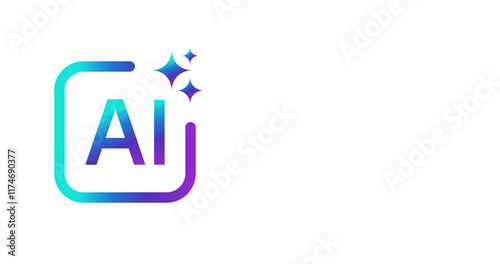 Generative Ai logo png. Artificial intelligence icon symbol. Transparent background