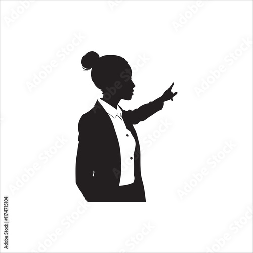 silhouette of a person silhouette, business and people
