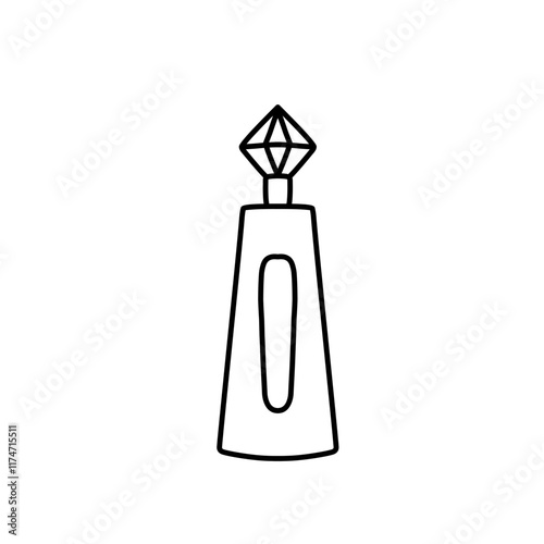 perfume bottle outline