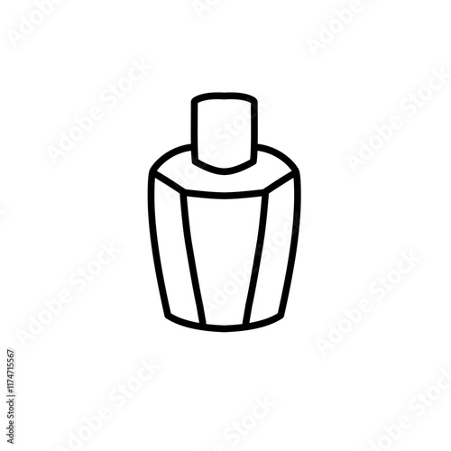 perfume bottle outline
