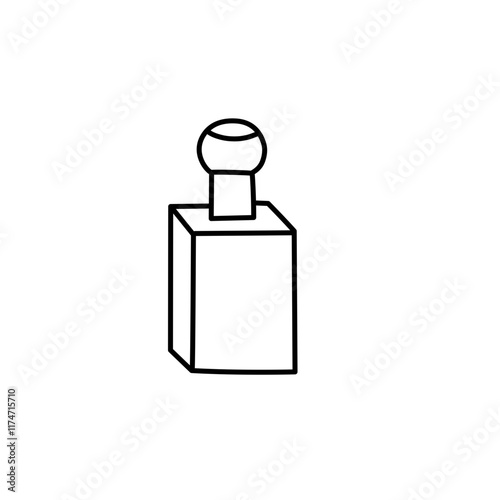 perfume bottle outline
