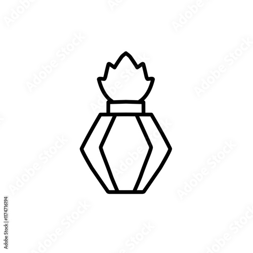 perfume bottle outline