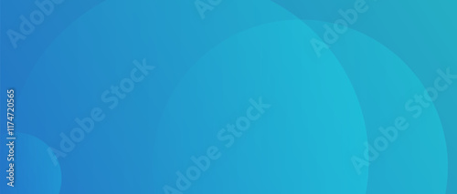 Blue abstract background graphic vector illustration, circle bright light backdrop modern minimal simple text copy space gradient banner design, brochure flyer or presentation cover bubble image
