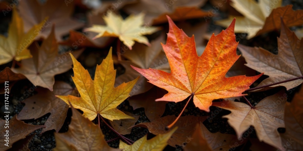 Autumnal Leaf Collection A Vivid Display of Fall Foliage on the Ground Autumnal Leaf Collection A Vivid Display of Fall Foliage on the Ground