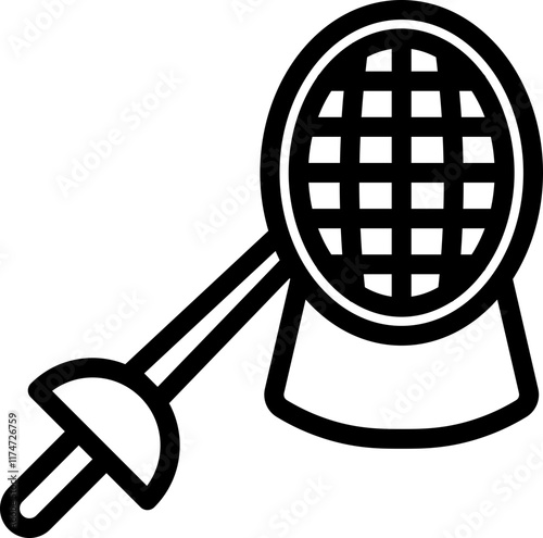 Fencing Line Icon
