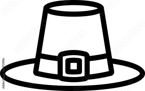 Pilgrim Line Icon