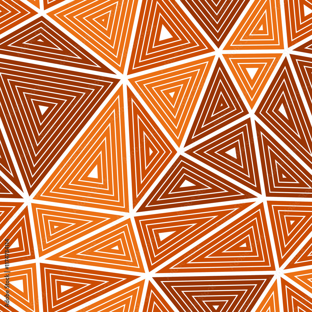 Vector seamless pattern with big shape size, featuring multiple repeated inner triangles in a monotone style. Repeatable and trending vector tiles. Vector seamless pattern with big shape size, featuring multiple repeated inner triangles in a monotone style. Repeatable and trending vector tiles.