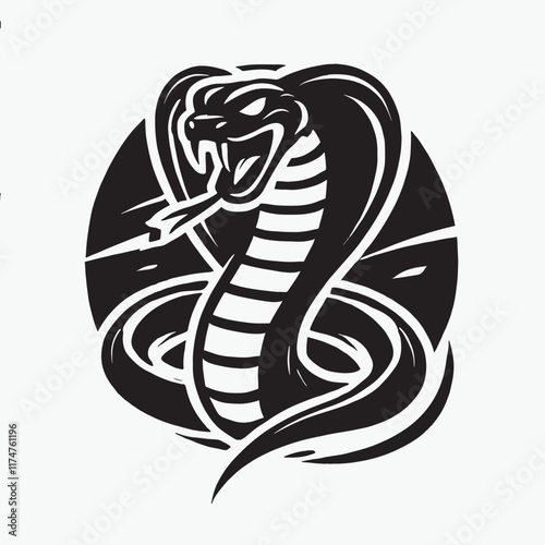 black and white snake