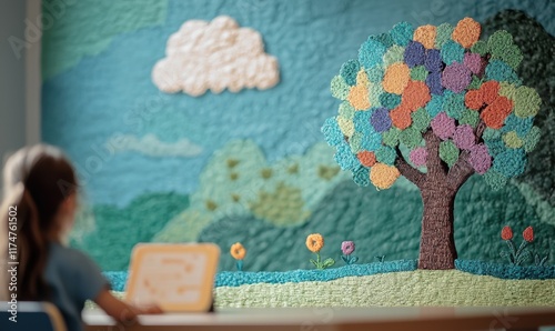 Gamified classroom interactive art from students photo
