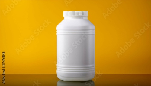 white plastic bottle