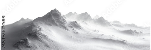 Serene Winter Landscape, Expansive white snow-covered ground, subtle textures, tranquil and minimalistic atmosphere, perfect for calm moments