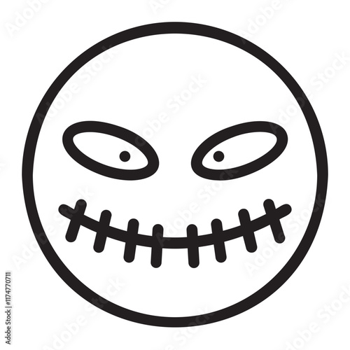 ghost line icon