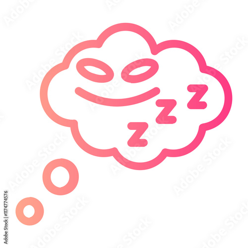 nightmare gradient icon