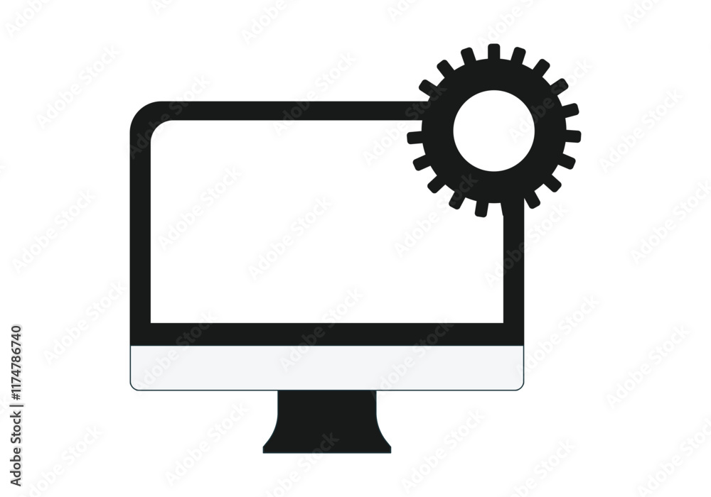 computer technology and computer repair logo design inspiration template. desktop service logotype computer technology and computer repair logo design inspiration template. desktop service logotype