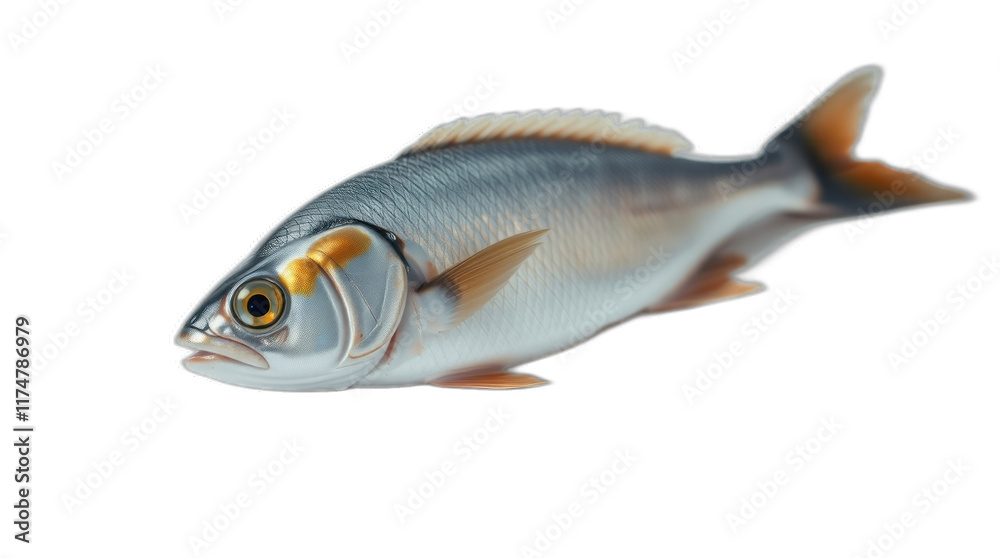 Silver fish, ocean background, aquatic life, seafood. Silver fish, ocean background, aquatic life, seafood.