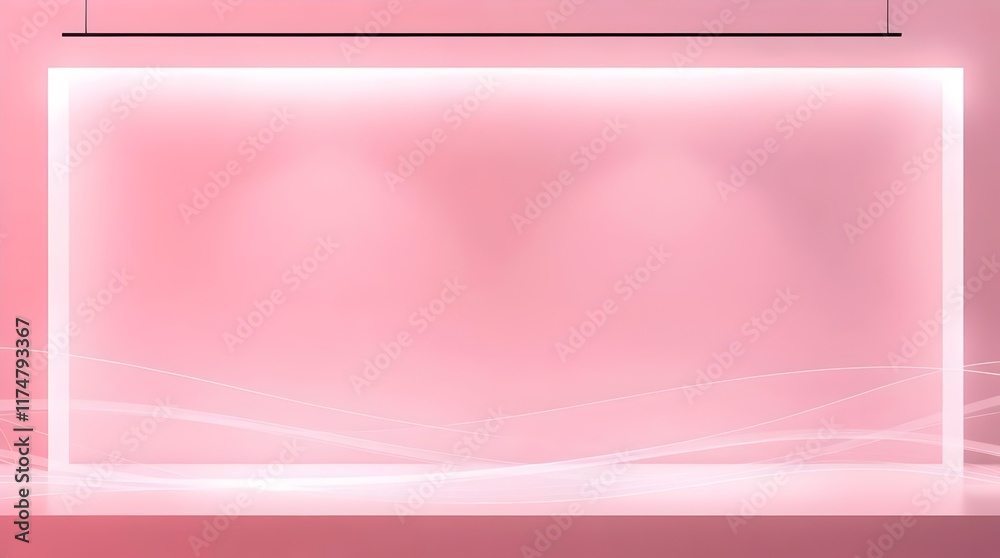 Minimalist pink background with soft glowing neon light, perfect for product display, modern aesthetic, clean studio design for creative branding visuals. Minimalist pink background with soft glowing neon light, perfect for product display, modern aesthetic, clean studio design for creative branding visuals.