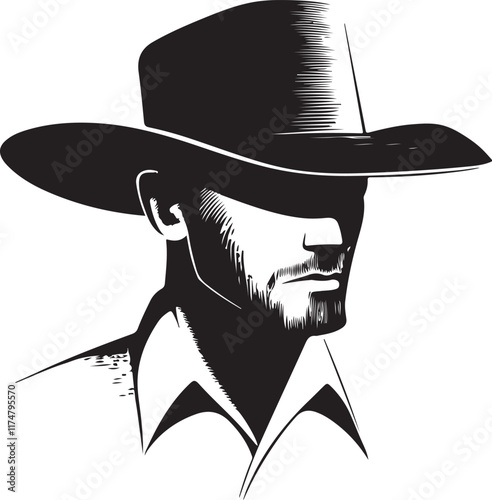 cowboy with hat