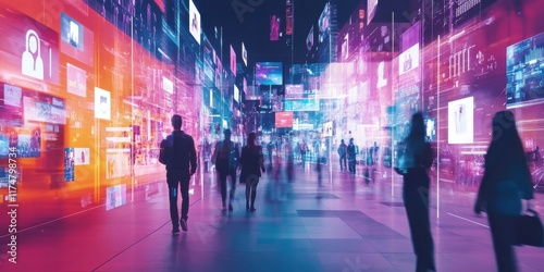 digital retail (stills) emphasizing innovation and impact on society