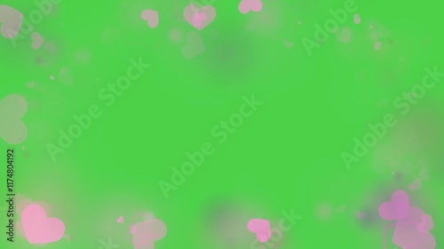Green screen love effect overlay