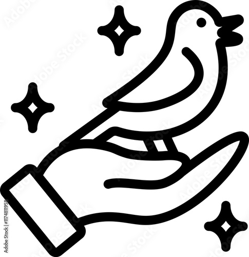 Hand Bird
