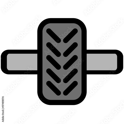 Fitness health and energy tracker - Flat icon symbol