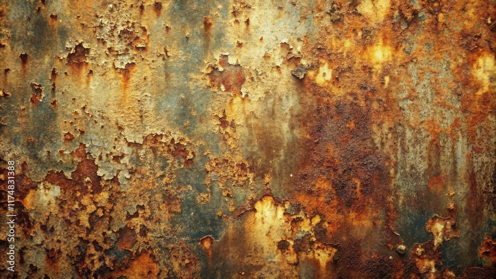 Highly Textured Rusted Metal Surface A Detailed View of Oxidized Steel Showing Extensive Corrosion and Flaking Paint Highly Textured Rusted Metal Surface A Detailed View of Oxidized Steel Showing Extensive Corrosion and Flaking Paint
